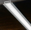 Immagine di Profilo In Alluminio Da Incasso 2 Metri Per Strip Led 10mm GSTP41 GSTP82