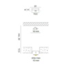 Immagine di Profilo In Alluminio Da Incasso 2 Metri Per Strip Led 10mm GSTP41 GSTP82