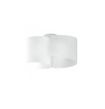 Immagine di Plafoniera Moderna Vetri Curvi Bianco 3 Luci Imagine Fan Europe