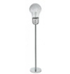 Immagine di Piantana Lampadina Gigante Vetro Con Fili Alluminio Fan Europe