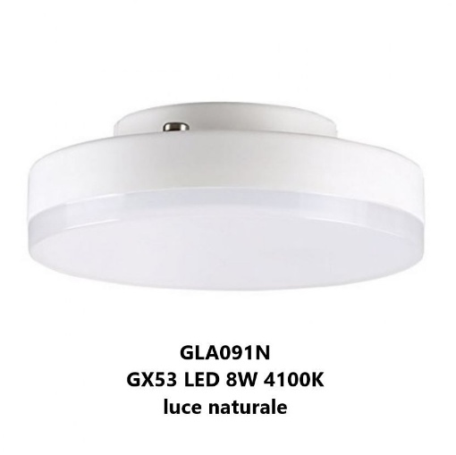 Immagine di Lampadina Led Gx53 8W 4000K Luce Naturale 120° Gea Led