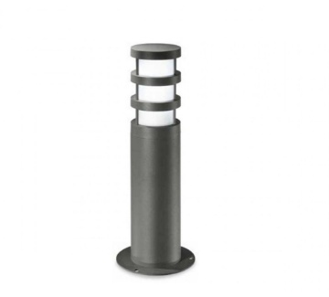 Immagine di Paletto Da Terra Esterni IP54 Grigio Antracite 40cm Zeis GES023 Gea Led