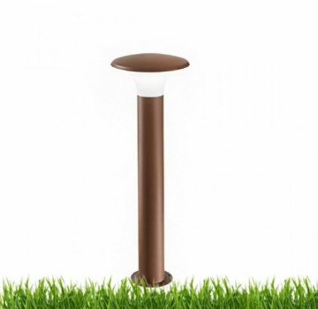 Immagine di Lampioncino Per Giardino Paletto Alluminio Ruggine 75 cm Leo GES522 Gea Led