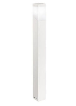 Immagine di Paletto Da Esterno Quadrato 1xE27 Sury 100 cm Bianco GES601 Gea Led