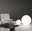 Immagine di Lampada Terra Sfera Bianca Oh! FL Ø38 cm Decòrative