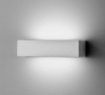 Immagine di Applique Rettangolare Gesso Pitturabile 30cm Led 18w 3000k Prisma Isyluce 857