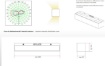 Immagine di Applique Gesso Bianco Prisma Grande 40cm Verniciabile Led 30w 3000k Isyluce 858