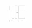 Immagine di Applique Bianca Squadrata Per Esterno IP54 1xE27 Section Isyluce 922