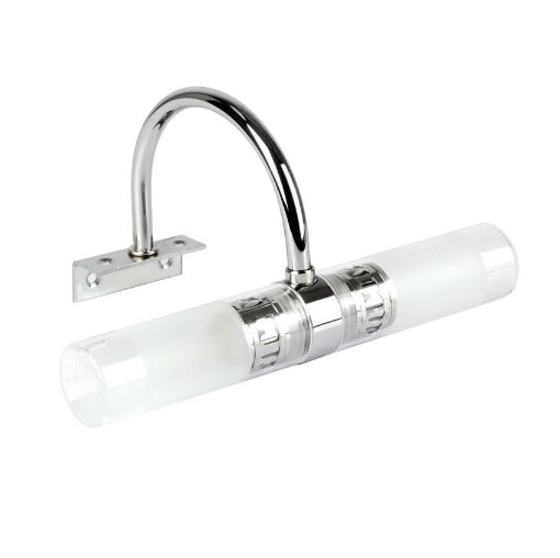 Immagine di Applique Cromo Per Specchio Bagno Fotis Fix 2xG9 Decòrative