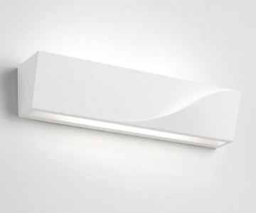 Immagine di Applique Biemissione In Gesso Verniciabile Pellene 35,5 cm T201 Sforzin
