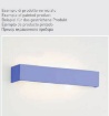 Immagine di Applique Biemissione Triangolare In Gesso Verniciabile Teos 47 cm T174.12 Sforzin