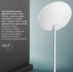 Immagine di Piantana Moderna Bianca 183 cm Led Orientabile Dimmer Ophelia Perenz