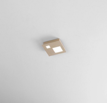 Immagine di Plafoniera Piccola Da Soffitto Sabbia Quadrata Led 12w 3000k Checker Board 18cm