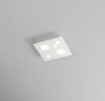 Immagine di Plafoniera Squadrata Metallo Bianco Led 25w 3000k Checker Board 31cm