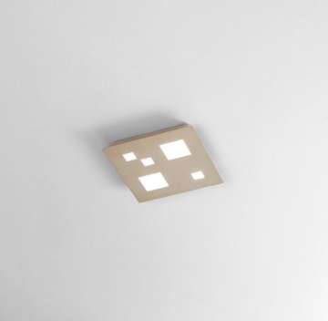 Immagine di Lampada Soffitto Metallo Sabbia Led 25w 3000k Checker Board 31cm