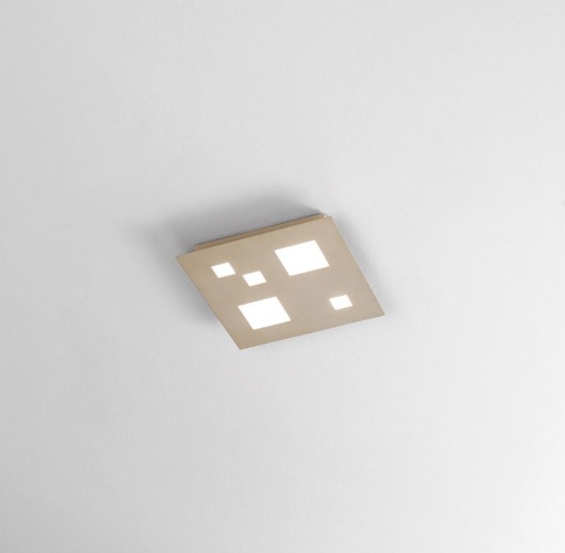Immagine di Lampada Soffitto Metallo Sabbia Led 25w 3000k Checker Board 31cm