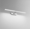 Immagine di Applique Cromo Per Specchio Orientabile Led 18w 3000k 4000k 89cm Isyluce 940