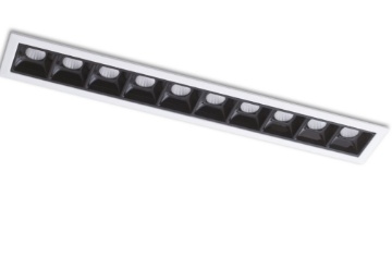 Immagine di Cestello Faretti Incasso Bianco Nero Led 20w CCT