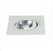 Immagine di Faretto Da Incasso Quadrato 9x9 cm Bianco Orientabile Led 7w 4000k