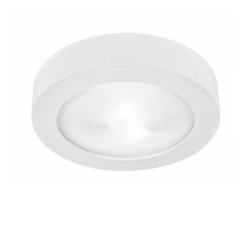 Immagine di Plafoniera Gesso Verniciabile Per Interni Rotonda Diffusore Vetro Gabriel PL30 Fan Europe