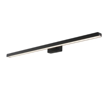 Immagine di Applique Led Per Specchio Bagno Lancer Nero 13w IP54 Intec Light