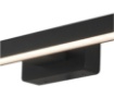 Immagine di Applique Led Per Specchio Bagno Lancer Nero 13w IP54 Intec Light