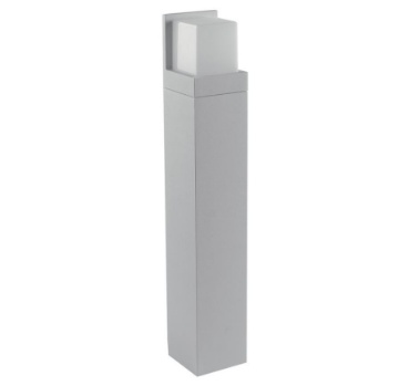Immagine di Paletto Da Esterno Squadrato 60cm Led CCT 12w Nismo Bianco IP44 Intec Light