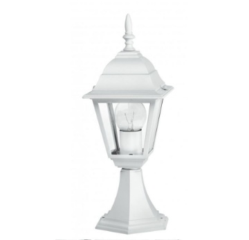 Immagine di Lampioncino Classico Basso Da Giardino 39 cm Roma Bianco Intec Light