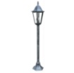 Immagine di Lampioncino Giardino Classico Nero Argento 100 cm IP44 Firenze Intec