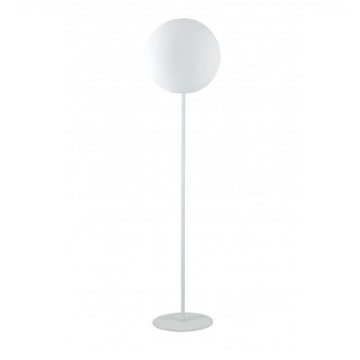 Immagine di Piantana Da Esterno Sfera Plastica Bianca IP65 Geco PT Intec Light