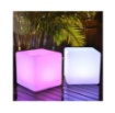 Immagine di Lampada Da Terra Per Esterni Led RGBW Ricaricabile Geco Cubo 30 cm Intec Light