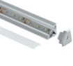 Immagine di Profilo Angolare Alluminio Per strip Led Newyork 1 mt Intec Light