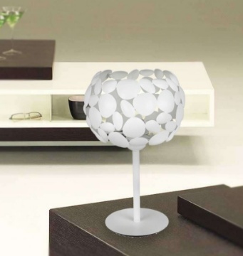 Immagine di Lampada In Metallo Bianco Moderna Dioniso H34 cm Design Fan Europe