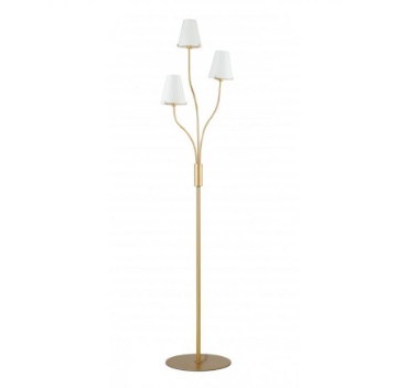 Immagine di Piantana 3 Luci In Metallo Oro Canto Design Fan Europe