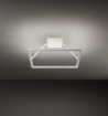 Immagine di Plafoniera Design Cornice Luce Indiretta Led 63w 3000k Quattro 49cm Affralux