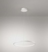 Immagine di Sospensione Anello Led 26w 3200k Moderno 60cm Aluring Affralux