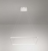 Immagine di Lampadario Bianco Anello Quadrato Led 33w 3000k Aluring Affralux