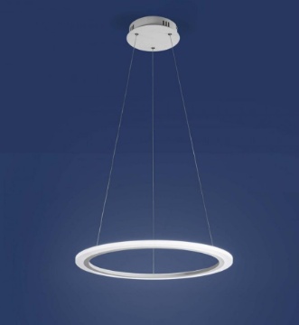 Immagine di Lampada A Sospensione Anello Luminoso Acryled 60cm Affralux