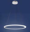 Immagine di Lampadario Cerchio Luminoso Anello 80cm Led 32w 3000k Acryled Affralux
