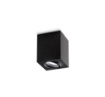 Immagine di Faretto Spot Orientabile Da Soffitto Senza Incasso Squadrato Nero Notus GFA332 Gea Led