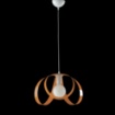 Immagine di Lampadario Metallo Fasce Arancione Piovra Be Light