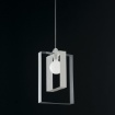 Immagine di Sospensione Cameretta Metallo Bianco Grigio Duplo Be Light