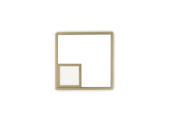 Immagine di Applique Quadrata Led 17w+5w Dimmerabile Dowel Ondaluce