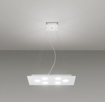 Immagine di Sospensione Per Cucina Led Gx53 Doppia Illuminazione Flet 6+1 Affralux