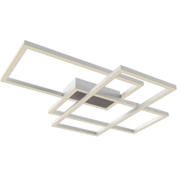 Immagine di Plafoniera Design Rettangoli Bianca Led 80w 3000k Rida Maytoni