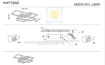 Immagine di Plafoniera Design Rettangoli Bianca Led 80w 3000k Rida Maytoni