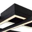 Immagine di Plafoniera Moderna Rettangoli Nero Led 80w 3000k Rida Maytoni