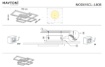 Immagine di Plafoniera Moderna Rettangoli Nero Led 80w 3000k Rida Maytoni