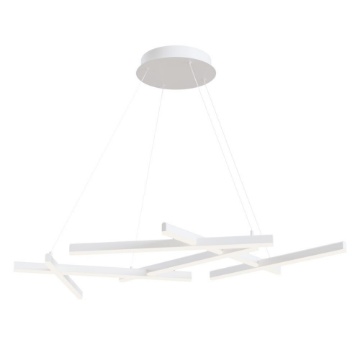 Immagine di Lampadario Bacchette Sospese Bianco Led 75w 3000k Line Maytoni