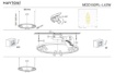Immagine di Lampadario Rotondo Satellite Con Faretti Led Orientabili 42w 3000k Maytoni